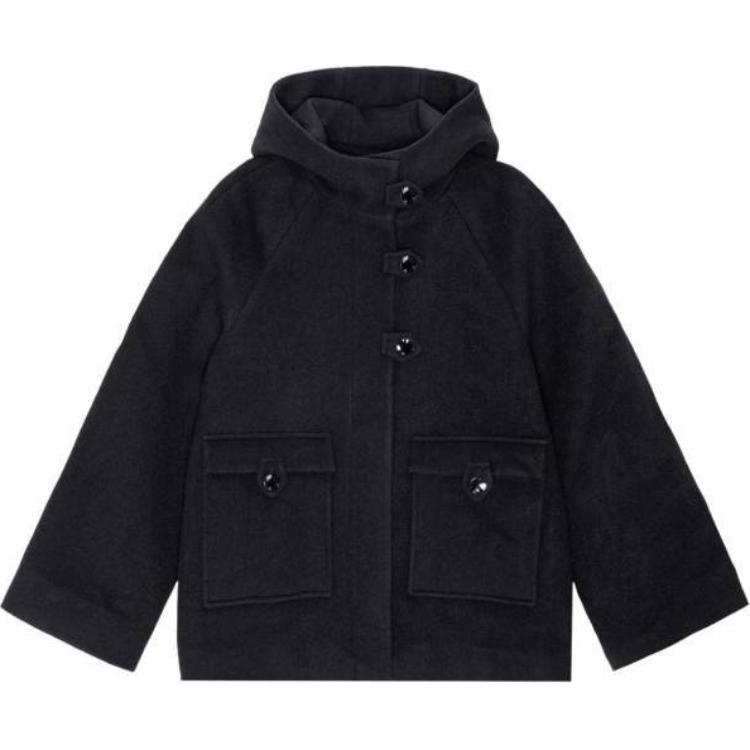 GANNI Капюшон удлиненная куртка, Black
GANNI Капюшон удлиненная куртка, Black