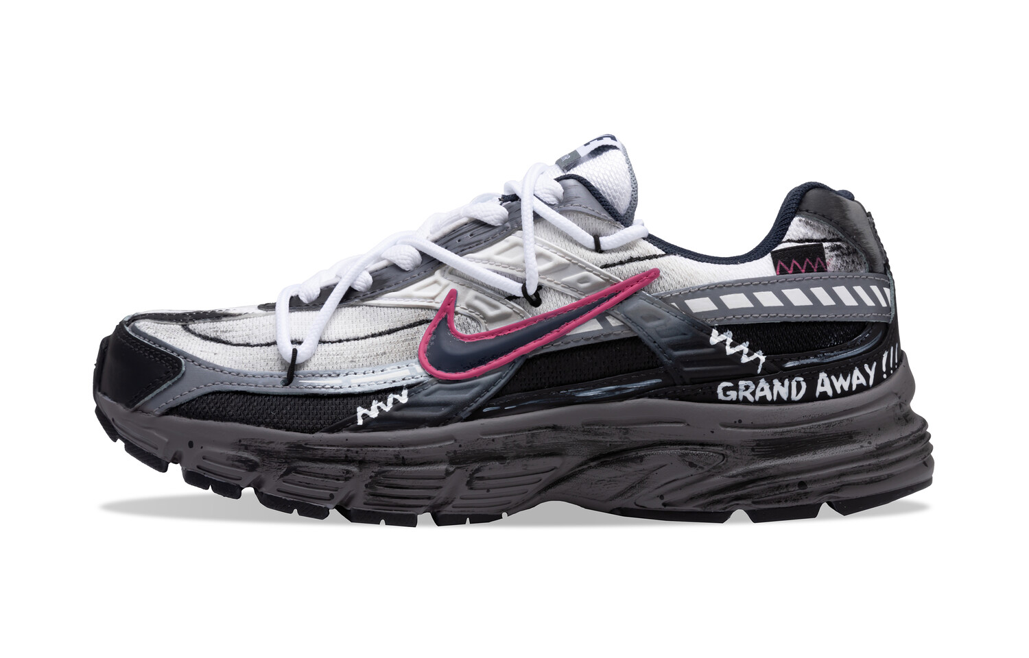 Кроссовки для бега Initiator мужские с низким верхом, черный/серый Nike
Кроссовки для бега Initiator мужские с низким верхом, черный/серый Nike