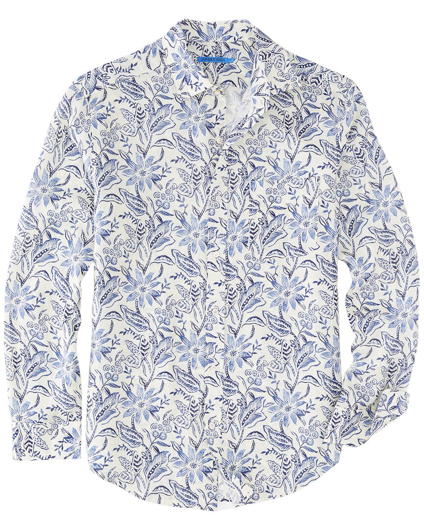 Льняная тканая рубашка J.McLaughlin Indigo Flora Gramercy
Льняная тканая рубашка J.McLaughlin Indigo Flora Gramercy