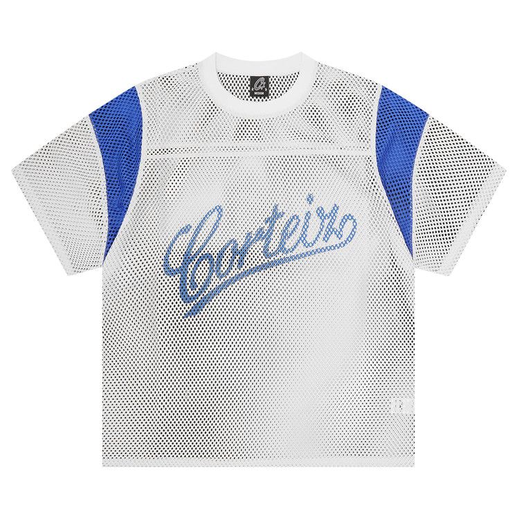 Джерси Corteiz Open Mesh Panel Jersey, White/Blue
Джерси Corteiz Open Mesh Panel Jersey, White/Blue