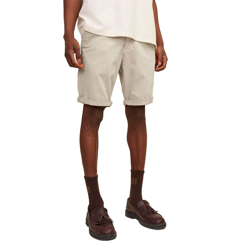 Шорты Jack & Jones Bowie Sa Printed Mid, бежевый 
Шорты Jack & Jones Bowie Sa Printed Mid, бежевый