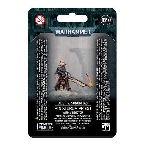 Фигурка Warhammer 40000: Adeptus Sororitas – Ministorum Priest With Vindictor Games Workshop
Фигурка Warhammer 40000: Adeptus Sororitas – Ministorum Priest With Vindictor Games Workshop