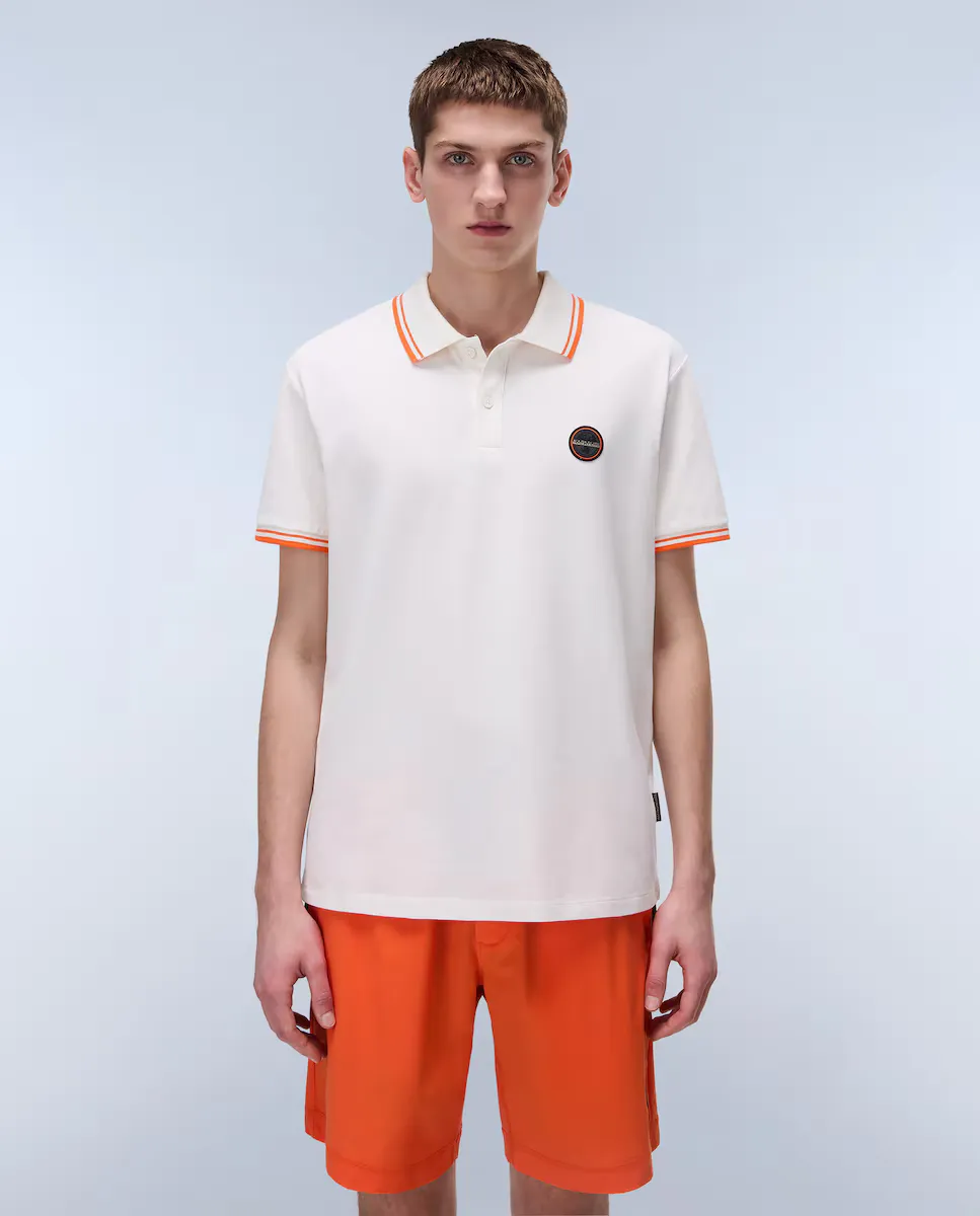 Мужская рубашка-поло Macas с короткими рукавами из пике Napapijri, белый
Мужская рубашка-поло Macas с короткими рукавами из пике Napapijri, белый