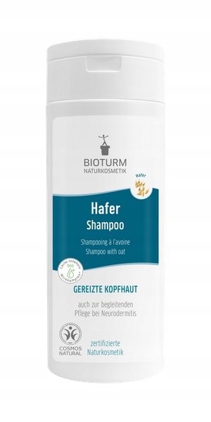 BIOTURM Овсяный шампунь для сухой и раздраженной кожи головы
BIOTURM Овсяный шампунь для сухой и раздраженной кожи головы