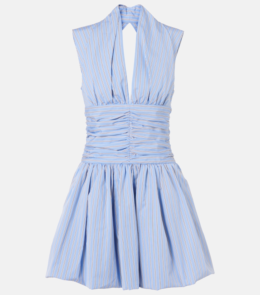 Мини-платье из хлопкового поплина в полоску с присборкой Patou, Heritage Blue Stripes
Мини-платье из хлопкового поплина в полоску с присборкой Patou, Heritage Blue Stripes