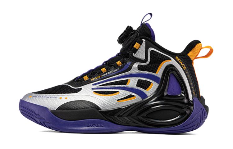 361°KIDS Скользоустойчивые антиударные баскетбольные кроссовки Mid Top для детей Silver Black Purple подростковые
361°KIDS Скользоустойчивые антиударные баскетбольные кроссовки Mid Top для детей Silver Black Purple подростковые