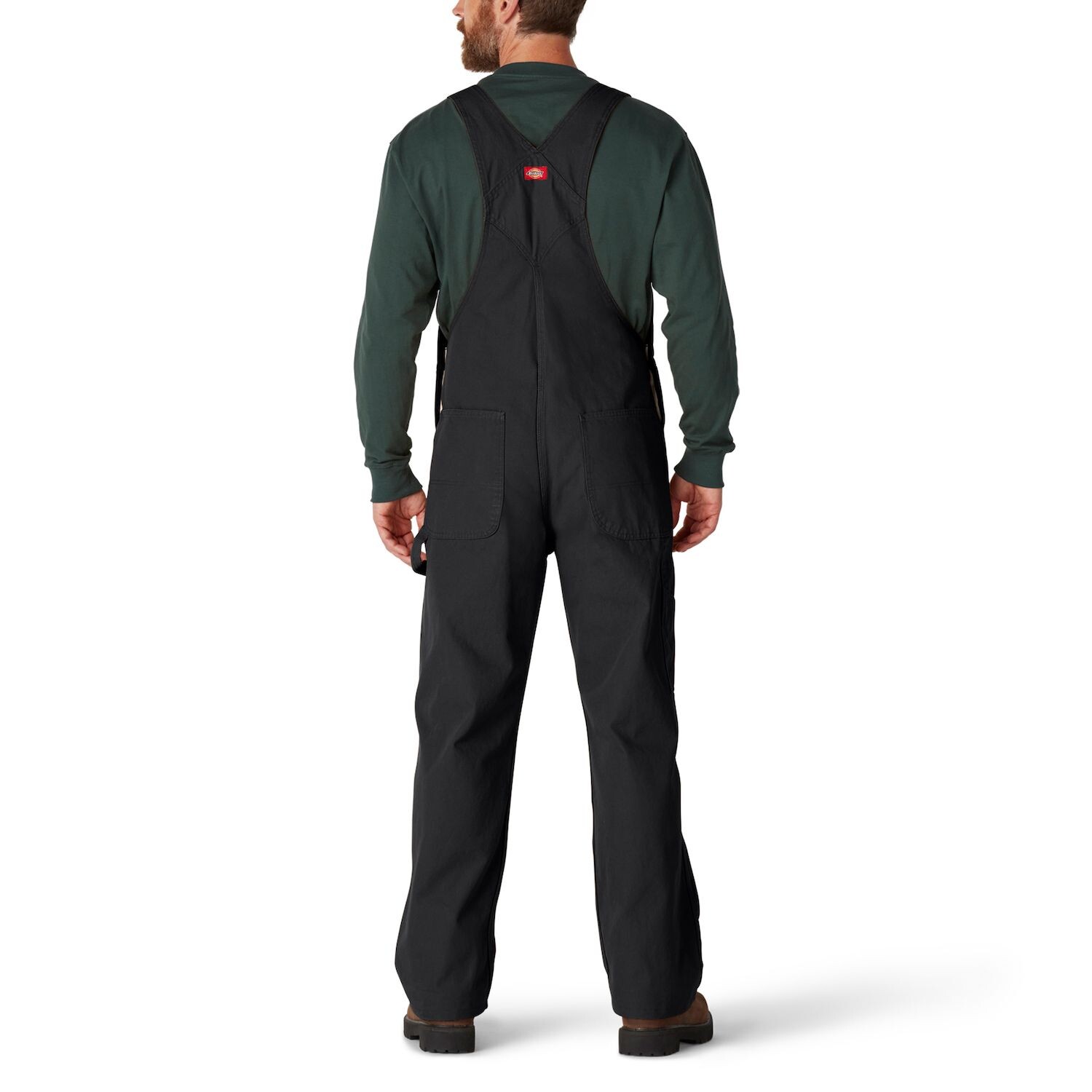 Мужской комбинезон Dickies с нагрудником, черный 
Мужской комбинезон Dickies с нагрудником, черный