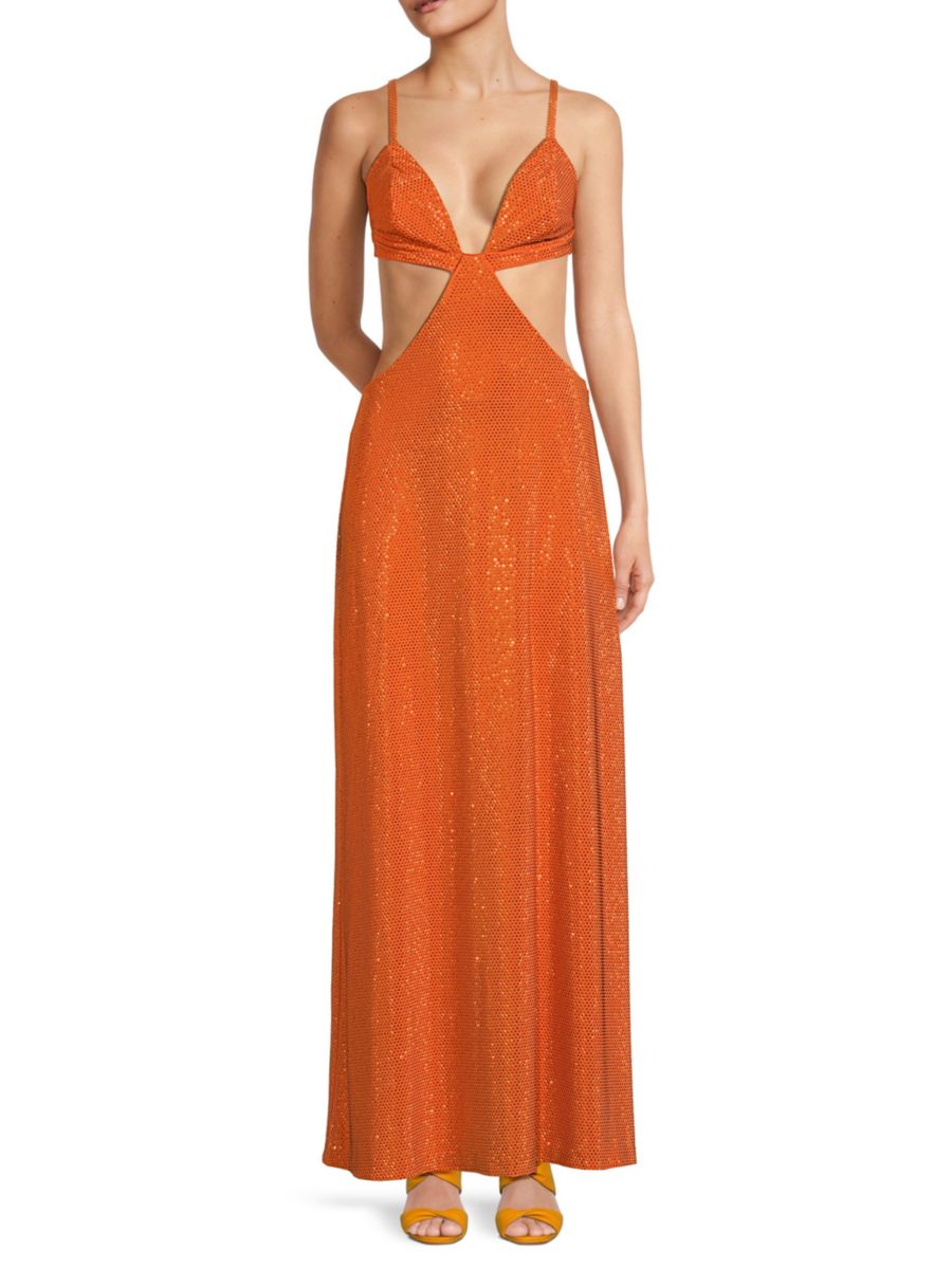 Платье-футляр Dari Metallic с вырезами Cult Gaia, цвет Cinder
Платье-футляр Dari Metallic с вырезами Cult Gaia, цвет Cinder