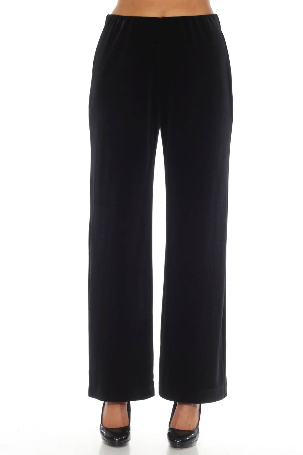 Бархатные брюки на резинке с широкими штанинами в черном цвете Joseph Ribkoff
Бархатные брюки на резинке с широкими штанинами в черном цвете Joseph Ribkoff