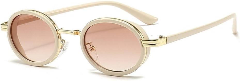 Маленькие овальные панк-солнцезащитные очки для мужчин, винтажные, полуметаллические, женские, градиентные, UV400, голубые, чайные солнцезащитные очки SKFGNX, Beige Tea Gradient
Маленькие овальные панк-солнцезащитные очки для мужчин, винтажные, полуметаллические, женские, градиентные, UV400, голубые, чайные солнцезащитные очки SKFGNX, Beige Tea Gradient