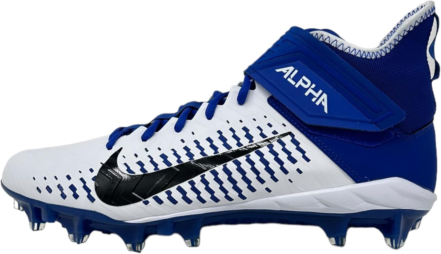 Футбольные бутсы Nike Alpha Menace Pro 2 Mid для мужчин, White-Royal-Black
Футбольные бутсы Nike Alpha Menace Pro 2 Mid для мужчин, White-Royal-Black