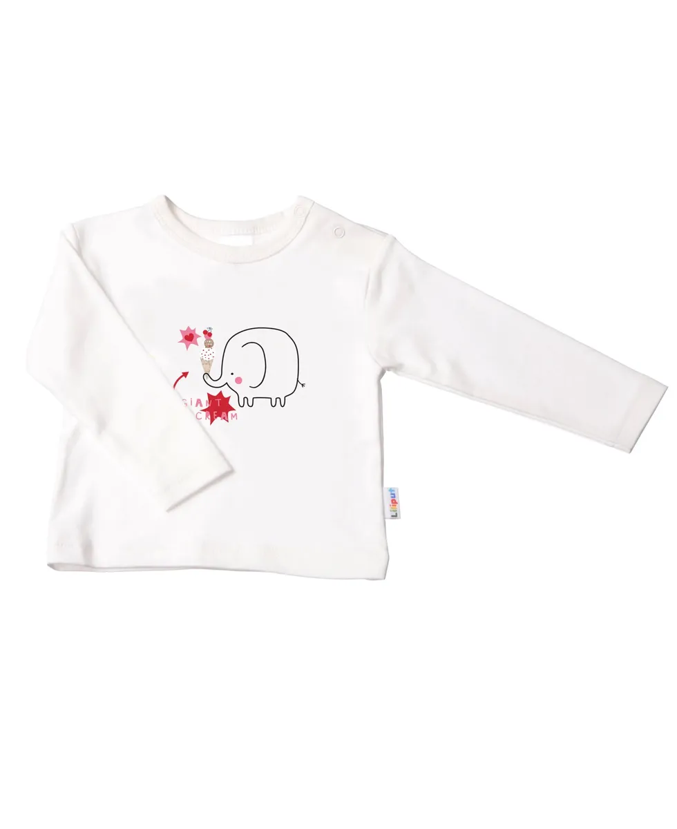 Лилипутская рубашка с длинными рукавами "Кремовый слон", с кнопками на плече Liliput, цвет Ecru
Лилипутская рубашка с длинными рукавами "Кремовый слон", с кнопками на плече Liliput, цвет Ecru