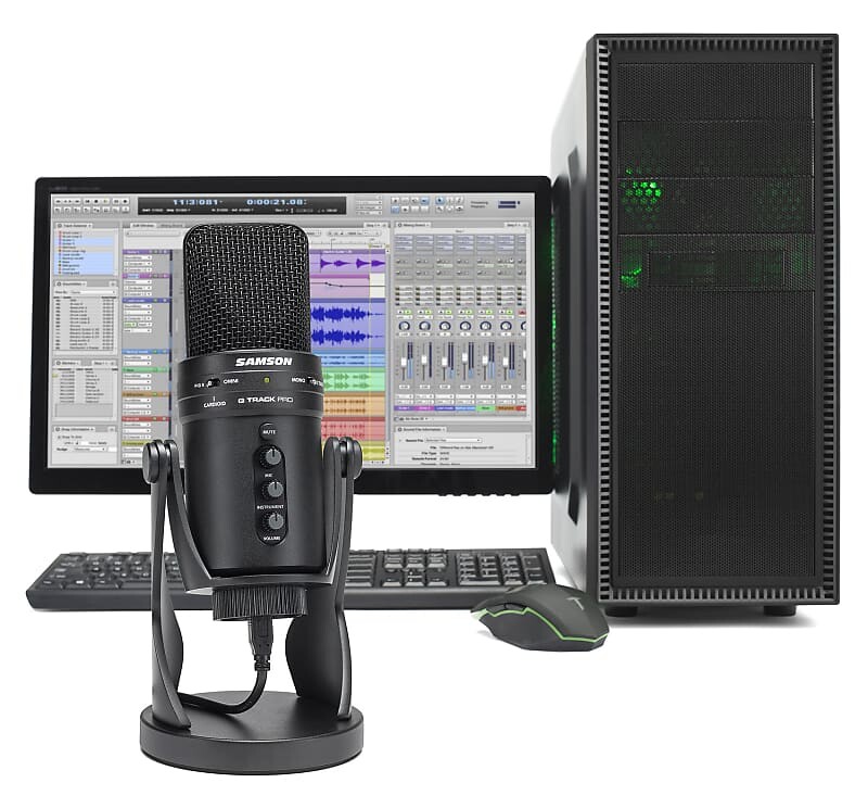 Конденсаторный микрофон Samson G-Track Pro USB Condenser Microphone, Серый, Конденсаторный микрофон Samson G-Track Pro USB Condenser Microphone
Конденсаторный микрофон Samson G-Track Pro USB Condenser Microphone, Серый, Конденсаторный микрофон Samson G-Track Pro USB Condenser Microphone