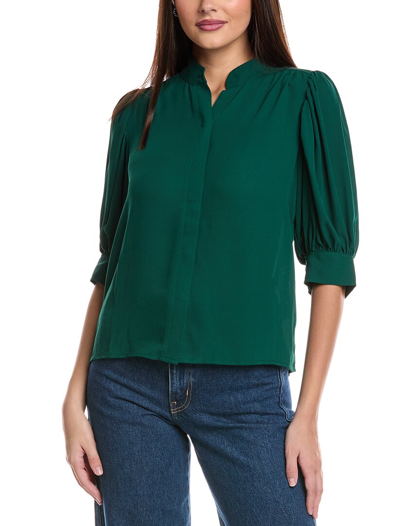 Топ с открытым воротником CeCe, зеленый
Топ с открытым воротником CeCe, зеленый