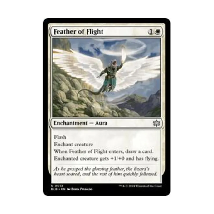 CCG Перо полета (U), MTG - Bloomburrow
CCG Перо полета (U), MTG - Bloomburrow