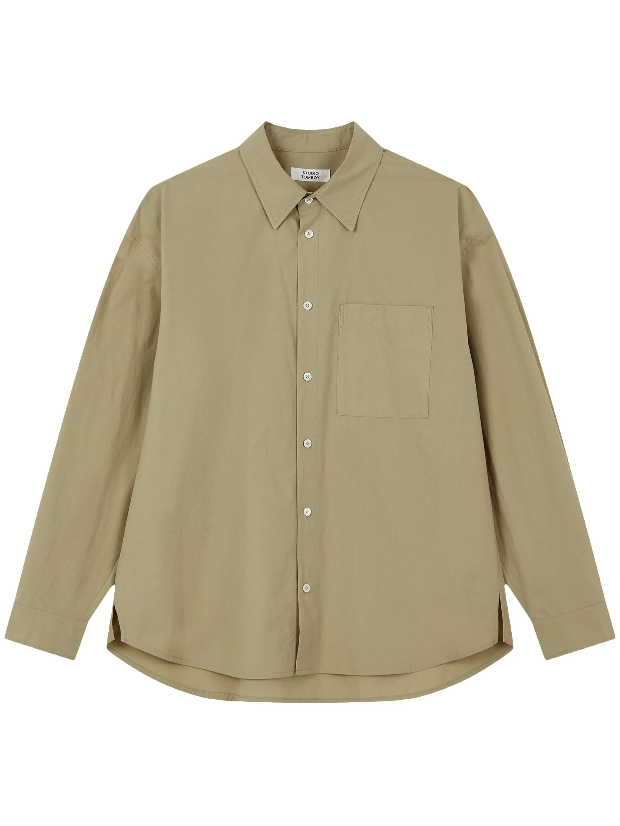 Хлопковая рубашка Studio Tomboy, зеленый
Хлопковая рубашка Studio Tomboy, зеленый