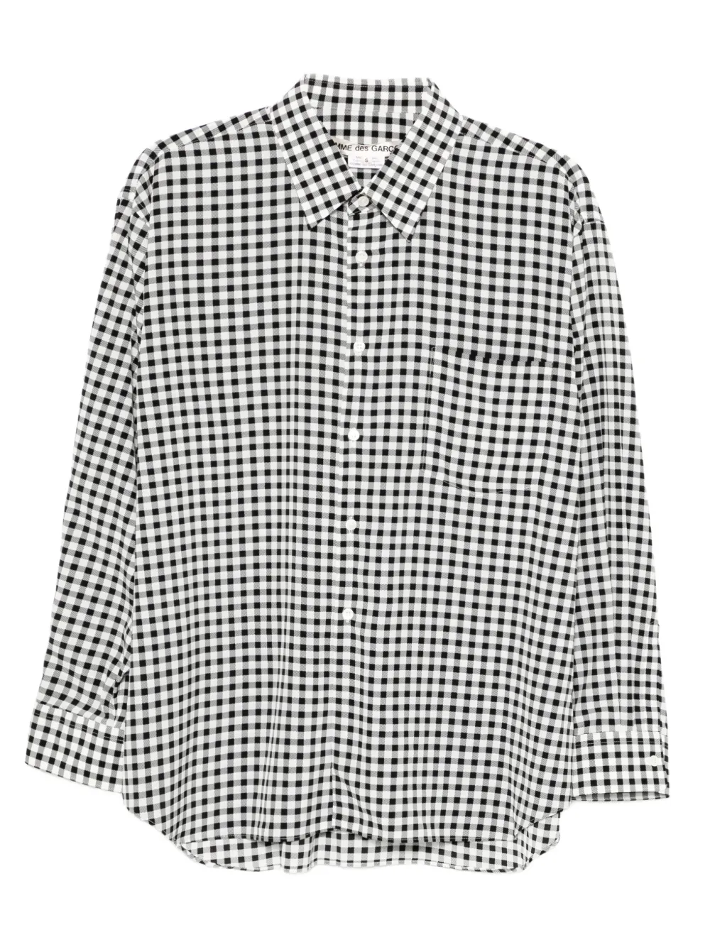 Клетчатая рубашка Comme Des Garcons, черный
Клетчатая рубашка Comme Des Garcons, черный