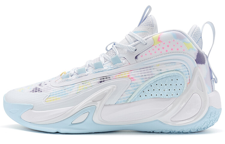 Баскетбольные кроссовки мужские с низким верхом белые/королевские синие Xtep
Баскетбольные кроссовки мужские с низким верхом белые/королевские синие Xtep