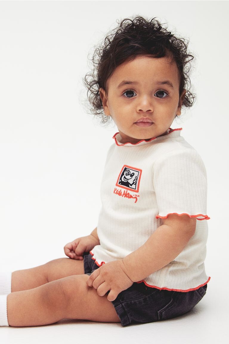 Рубашка из хлопка в рубчик H&M, белый
Рубашка из хлопка в рубчик H&M, белый