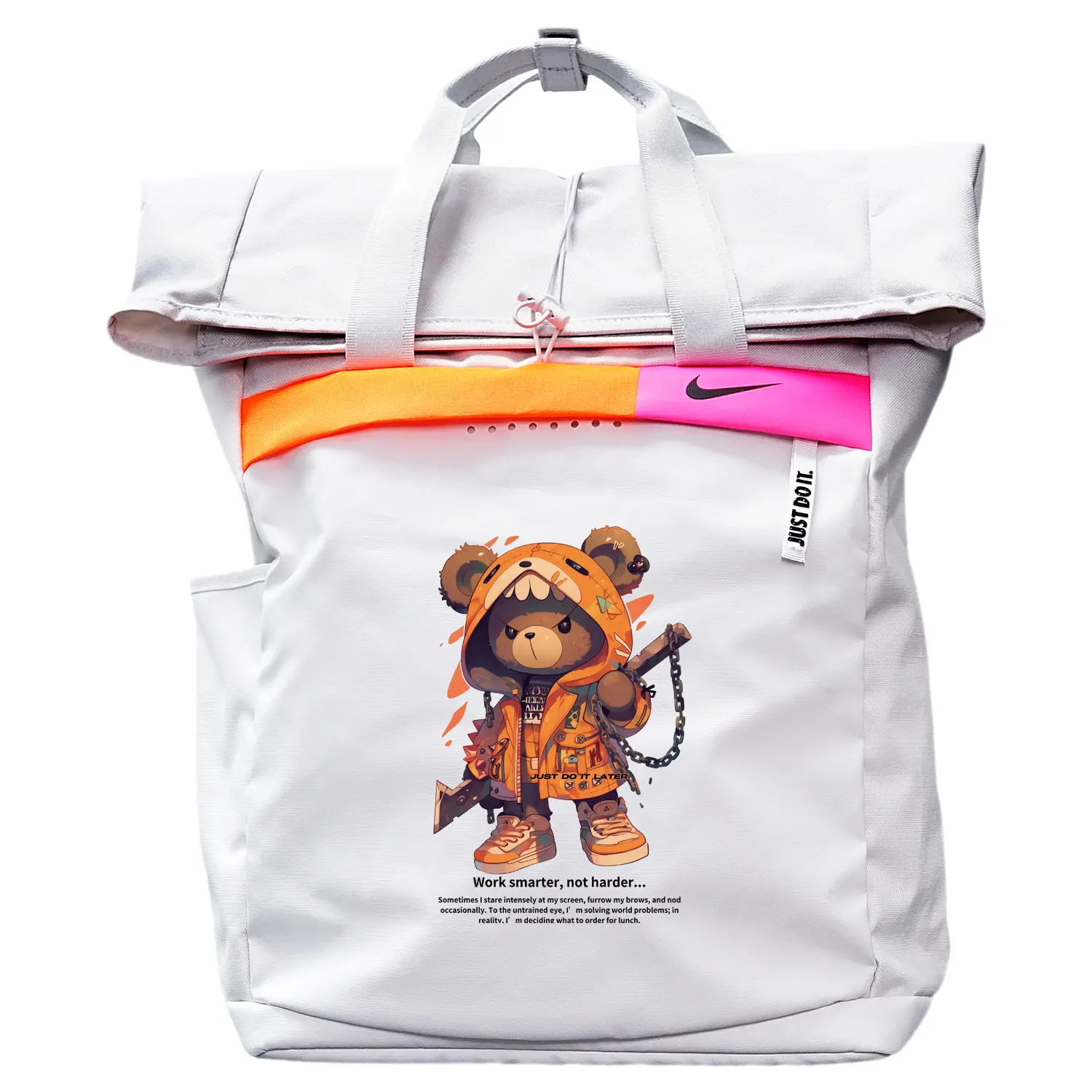 Nike Тканевый рюкзак унисекс светло-серебристый серый, Badge Bear Sister
Nike Тканевый рюкзак унисекс светло-серебристый серый, Badge Bear Sister