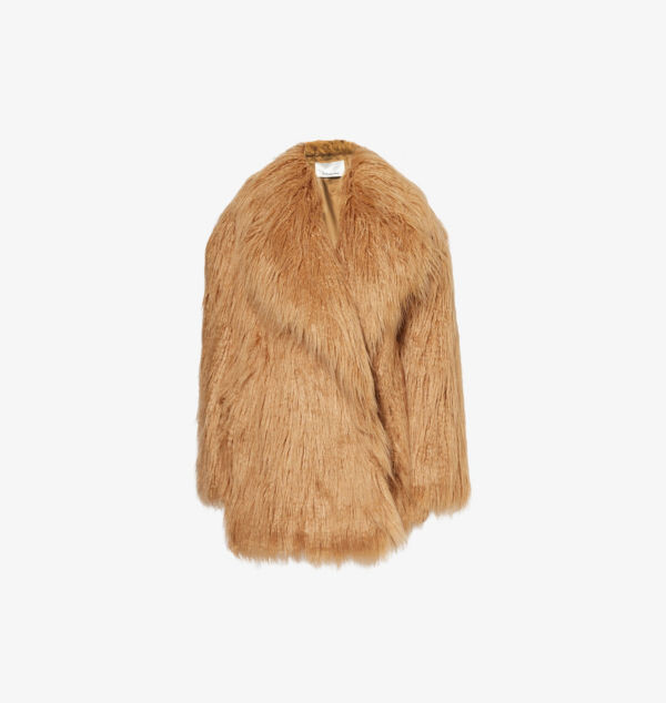 Пальто свободного кроя из искусственного меха Miley с заостренными лацканами The Frankie Shop, коричневый
Пальто свободного кроя из искусственного меха Miley с заостренными лацканами The Frankie Shop, коричневый