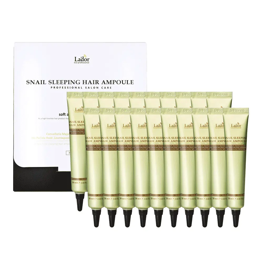 Маска для волос snail sleeping hair ampoule 20x20ml Lador, количество 20 шт.
Маска для волос snail sleeping hair ampoule 20x20ml Lador, количество 20 шт.