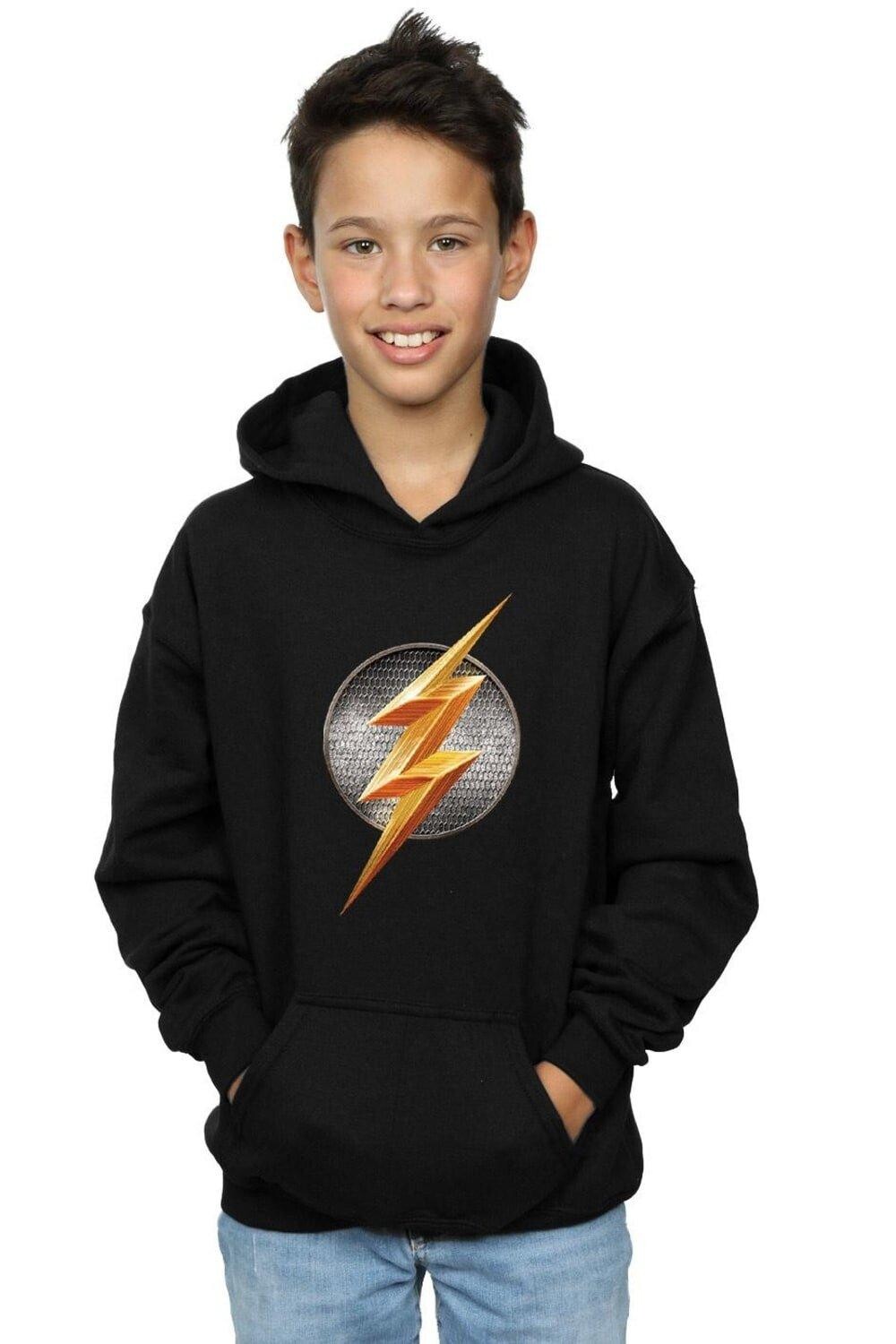 Толстовка с эмблемой Лиги справедливости из фильма DC Comics, черный