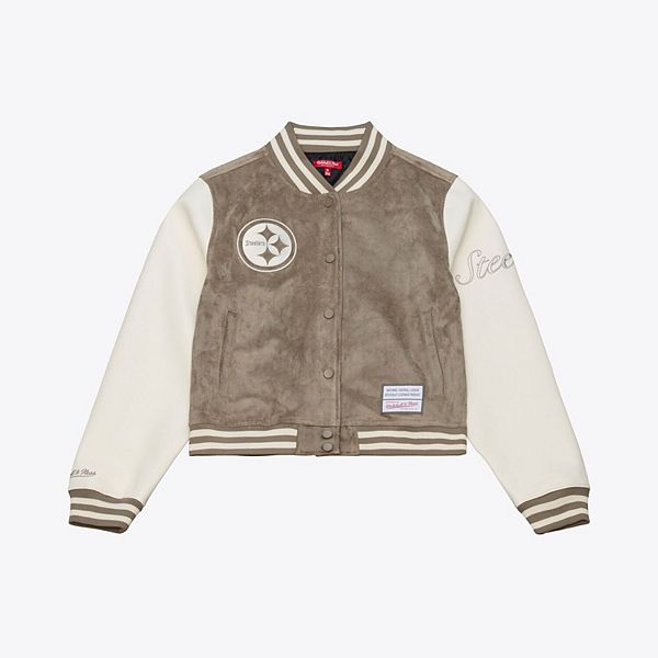 Женская куртка-варенка Pittsburgh Steelers цвета загара на молнии Mitchell & Ness
Женская куртка-варенка Pittsburgh Steelers цвета загара на молнии Mitchell & Ness