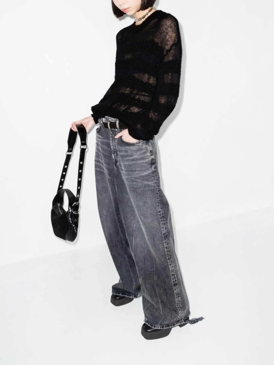 RTA джемпер с круглым вырезом, черный
RTA джемпер с круглым вырезом, черный