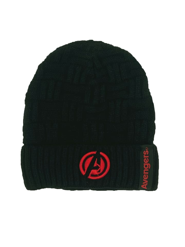 Шапка-бини черного цвета Avengers
Шапка-бини черного цвета Avengers