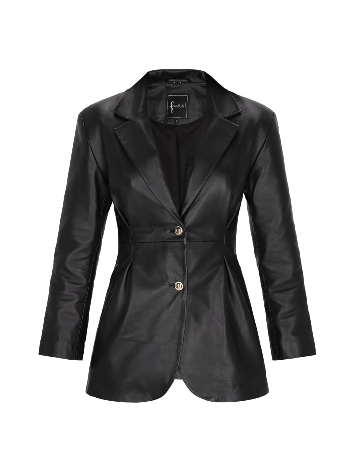 Кожаная куртка faina, черный
Кожаная куртка faina, черный