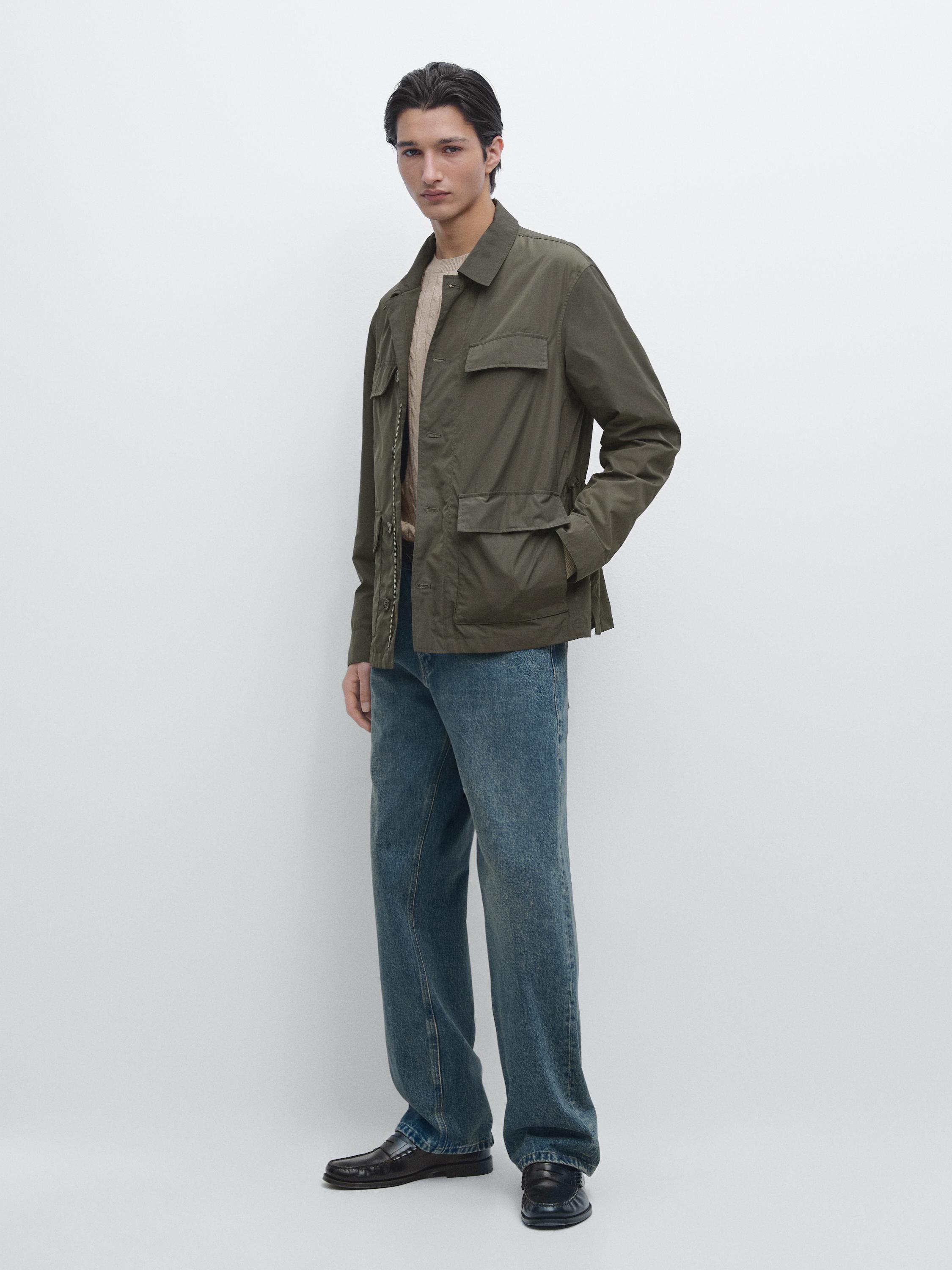 Легкая куртка с карманами Massimo Dutti, khaki
Легкая куртка с карманами Massimo Dutti, khaki