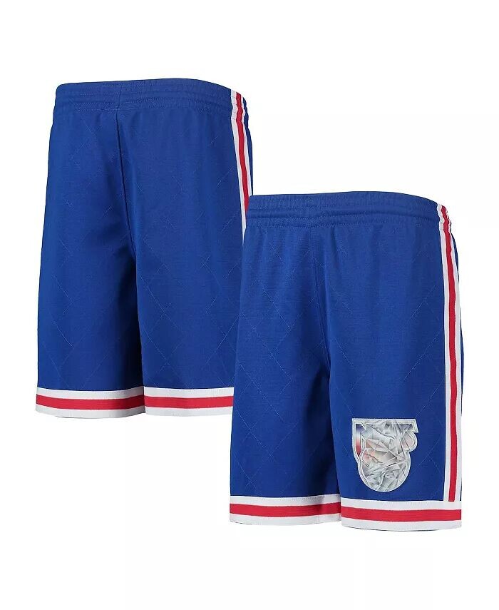 Синие шорты Swingman New Jersey Nets 1993 года для мальчиков и девочек Hardwood Classics, посвященные 75-летнему юбилею Mitchell & Ness
Синие шорты Swingman New Jersey Nets 1993 года для мальчиков и девочек Hardwood Classics, посвященные 75-летнему юбилею Mitchell & Ness