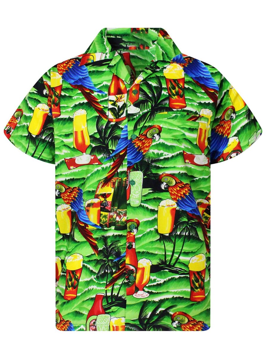 Рубашка King Kameha Parrot Beer, зеленый
Рубашка King Kameha Parrot Beer, зеленый
