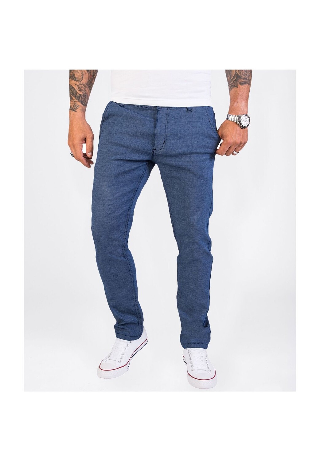 Брюки из ткани Брюки-чиносы приталенного кроя Rock Creek, синий
Брюки из ткани Брюки-чиносы приталенного кроя Rock Creek, синий