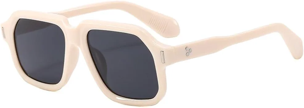 Спортивные солнцезащитные очки большого размера с градиентными линзами UV400 и заклепками для путешествий, активного отдыха и вождения UYPTK, Beige Black
Спортивные солнцезащитные очки большого размера с градиентными линзами UV400 и заклепками для путешествий, активного отдыха и вождения UYPTK, Beige Black