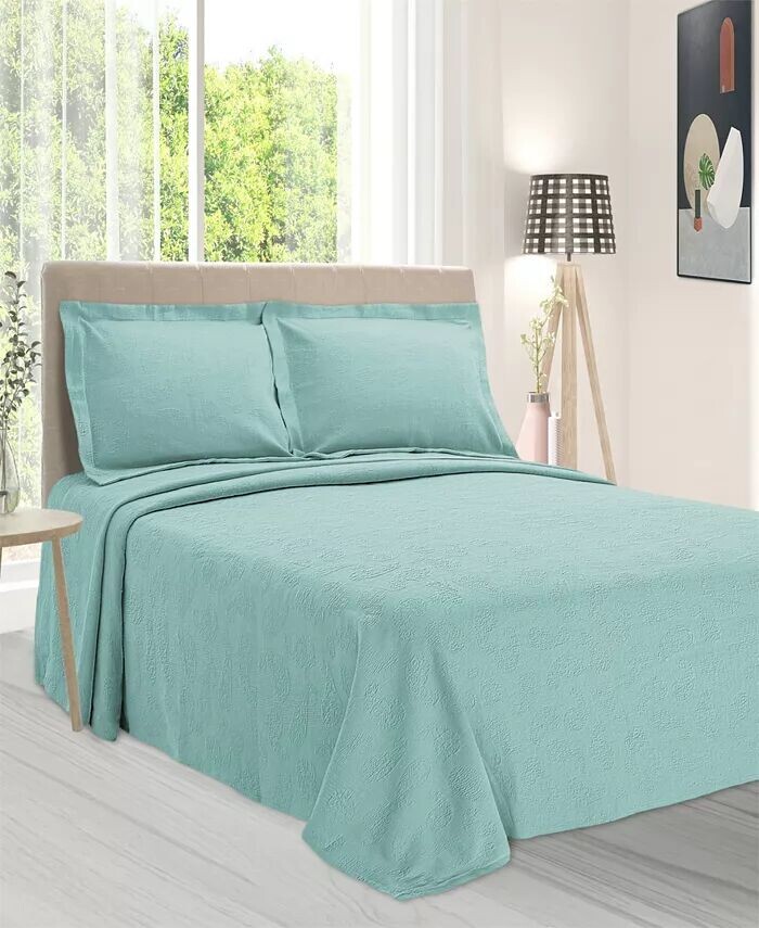Всесезонный комплект из трех предметов покрывала Paisley Matelasse из 100 % хлопка, размер King Superior, синий
Всесезонный комплект из трех предметов покрывала Paisley Matelasse из 100 % хлопка, размер King Superior, синий