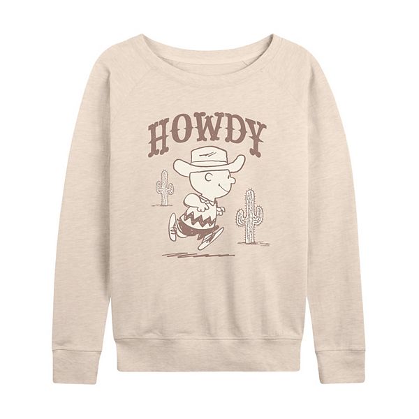 Женская футболка с длинным рукавом peanuts howdy charlie brown из френч терри Licensed Character, Коричневый, Женская футболка с длинным рукавом peanuts howdy charlie brown из френч терри Licensed Character
Женская футболка с длинным рукавом peanuts howdy charlie brown из френч терри Licensed Character, Коричневый, Женская футболка с длинным рукавом peanuts howdy charlie brown из френч терри Licensed Character