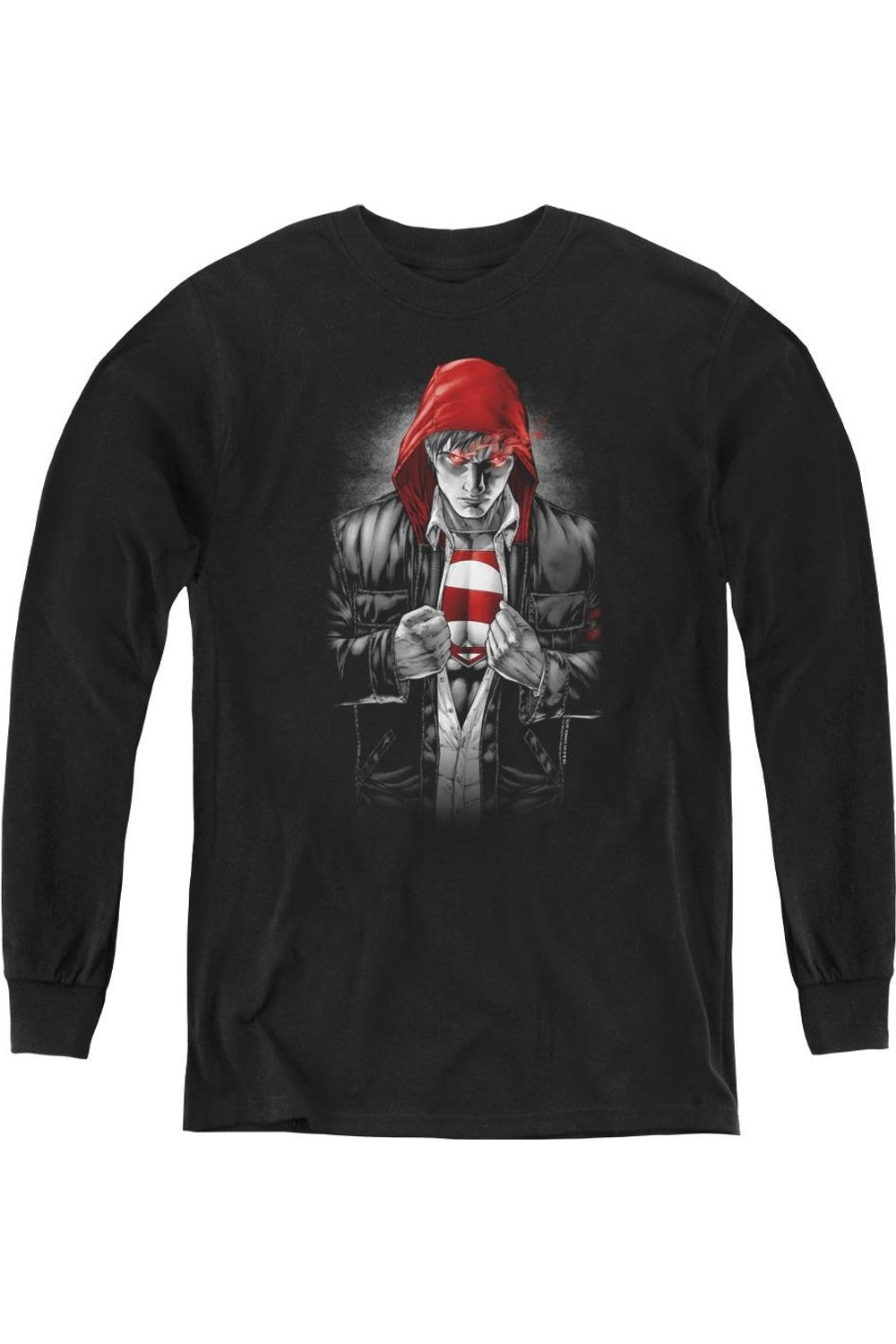 Футболка с длинным рукавом Superman Earth One для молодежи Gildan, черный
Футболка с длинным рукавом Superman Earth One для молодежи Gildan, черный