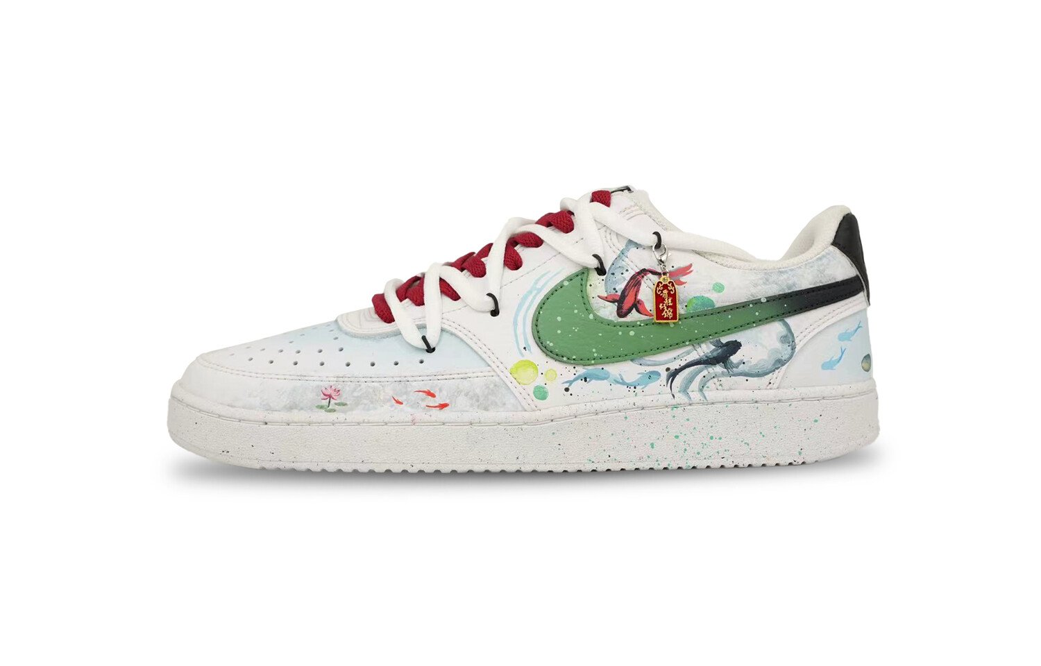 Кроссовки Nike Court Vision 1 Skateboarding Shoes Women's Low-top Blue, Green, цвет Lotus Shadow Fish Play
Кроссовки Nike Court Vision 1 Skateboarding Shoes Women's Low-top Blue, Green, цвет Lotus Shadow Fish Play