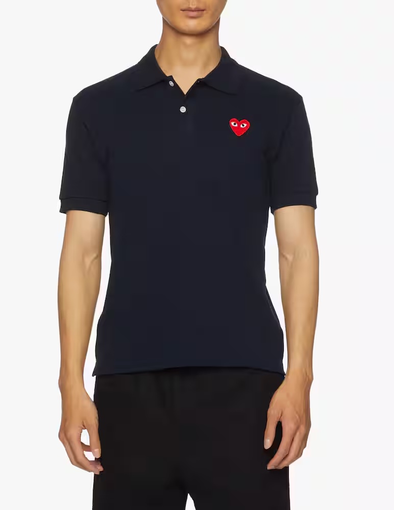 Рубашка-поло Play с вышитым сердцем Comme des Garçons Play, темно-синий
Рубашка-поло Play с вышитым сердцем Comme des Garçons Play, темно-синий