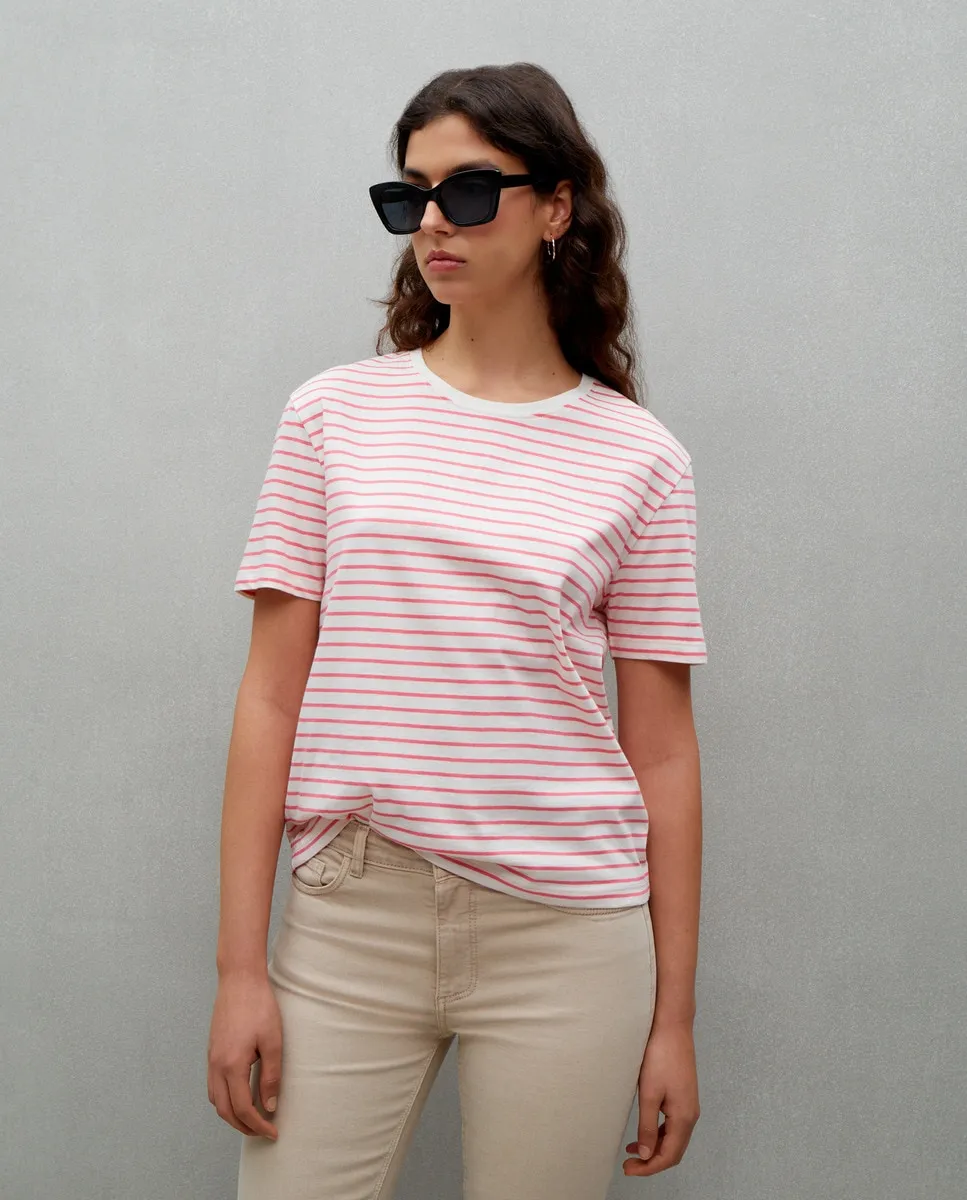 Женская однотонная футболка с коротким рукавом Easy Wear, розовый
Женская однотонная футболка с коротким рукавом Easy Wear, розовый