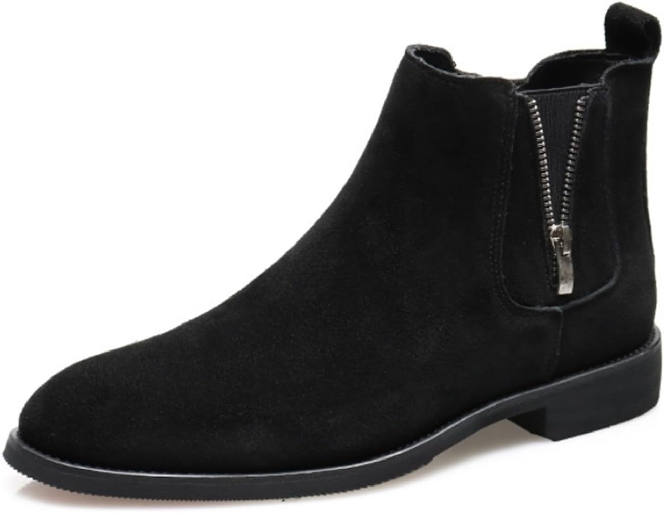 Мужские модные челси с боковой молнией, повседневные и деловые ботинки на массивном каблуке, противоскользящие, удобные, с закрытым носком, ботильоны для мужчин Generic, черный
Мужские модные челси с боковой молнией, повседневные и деловые ботинки на массивном каблуке, противоскользящие, удобные, с закрытым носком, ботильоны для мужчин Generic, черный