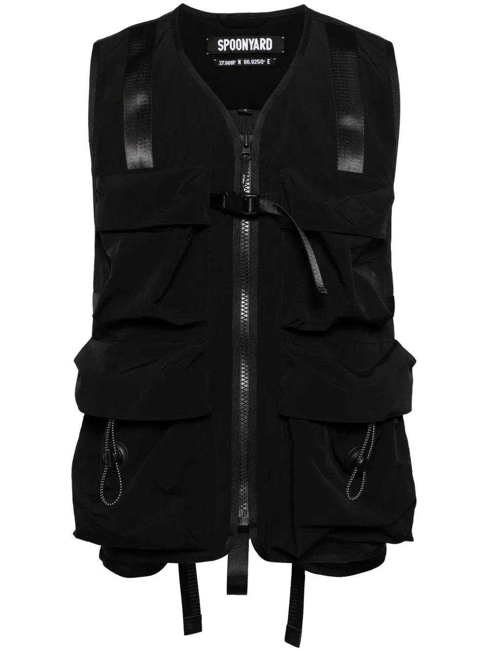 Жилет из рипстопа с логотипом Spoonyard, черный
Жилет из рипстопа с логотипом Spoonyard, черный