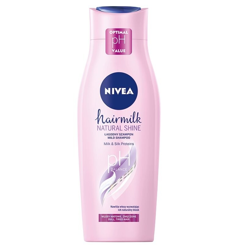 Nivea, Hairmilk Natural Shine мягкий шампунь, придающий волосам блеск 400мл
Nivea, Hairmilk Natural Shine мягкий шампунь, придающий волосам блеск 400мл