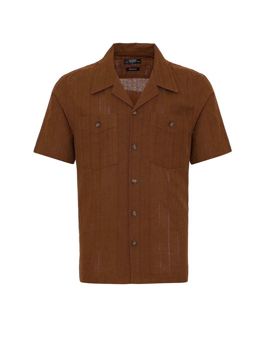 Рубашка на пуговицах классического кроя Antioch, коричневый
Рубашка на пуговицах классического кроя Antioch, коричневый