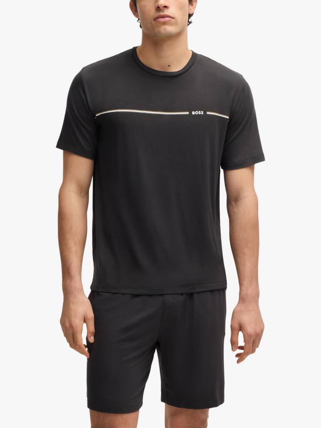 Пижамный комплект BOSS с логотипом и полоской HUGO BOSS
Пижамный комплект BOSS с логотипом и полоской HUGO BOSS