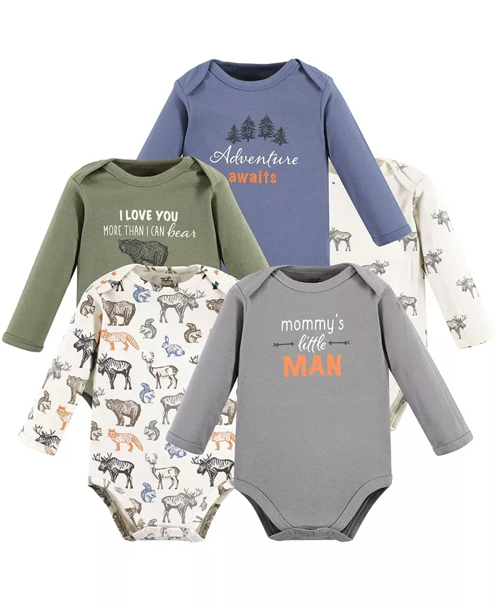 Боди из органического материала для мальчиков, 5 пар, с длинным рукавом Touched by Nature, мультиколор
Боди из органического материала для мальчиков, 5 пар, с длинным рукавом Touched by Nature, мультиколор