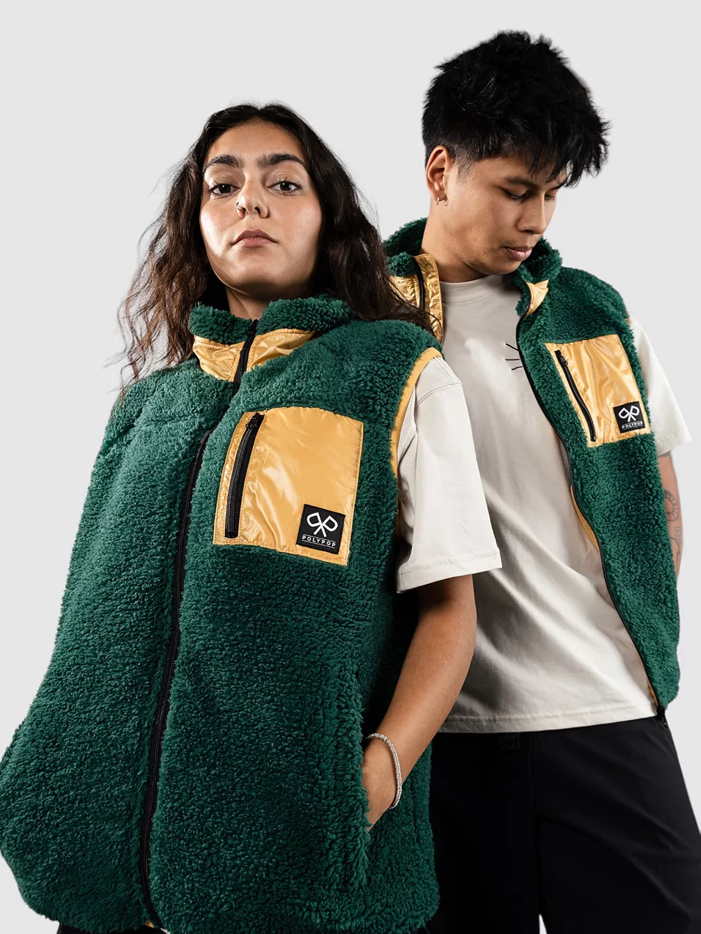 Жилет шерпа Polypop, зеленый
Жилет шерпа Polypop, зеленый