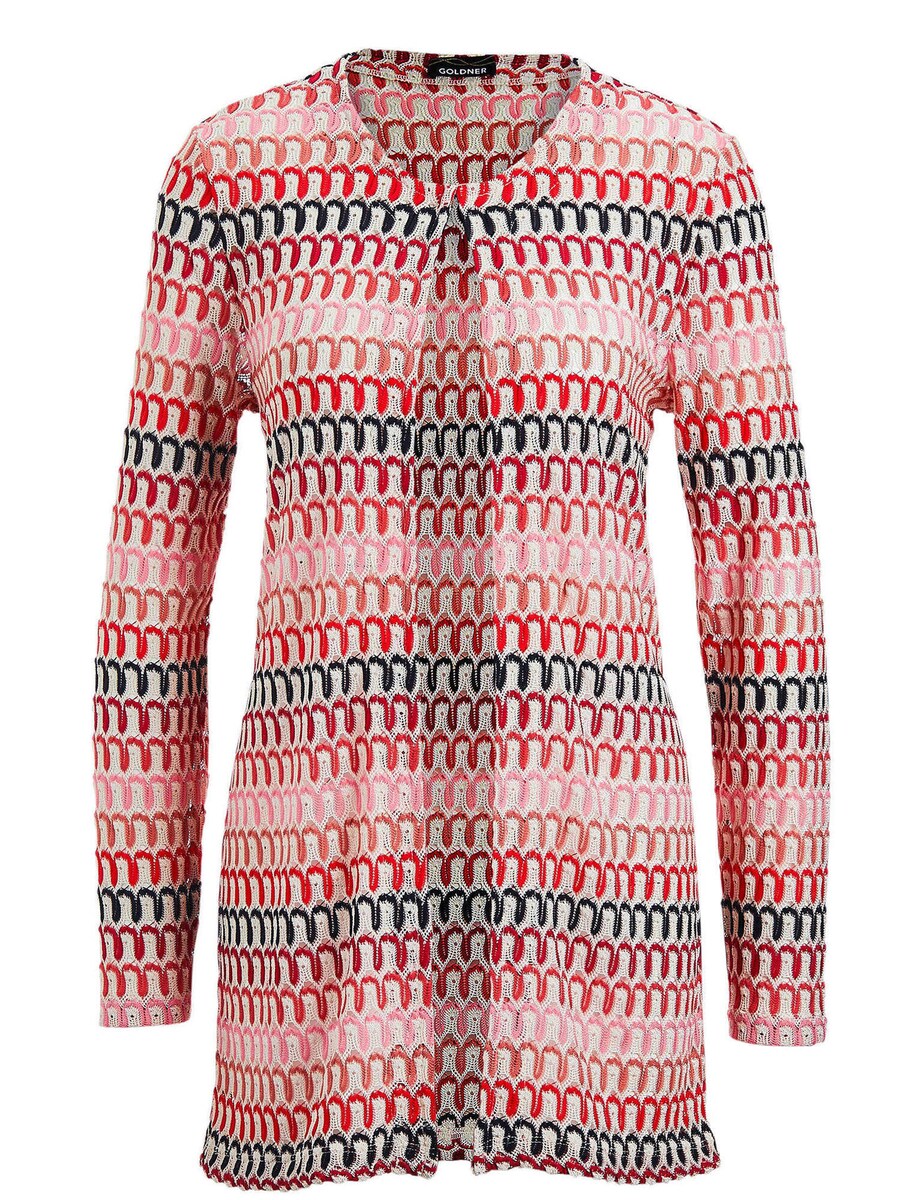 Вязаный кардиган Goldner, красный 
Вязаный кардиган Goldner, красный